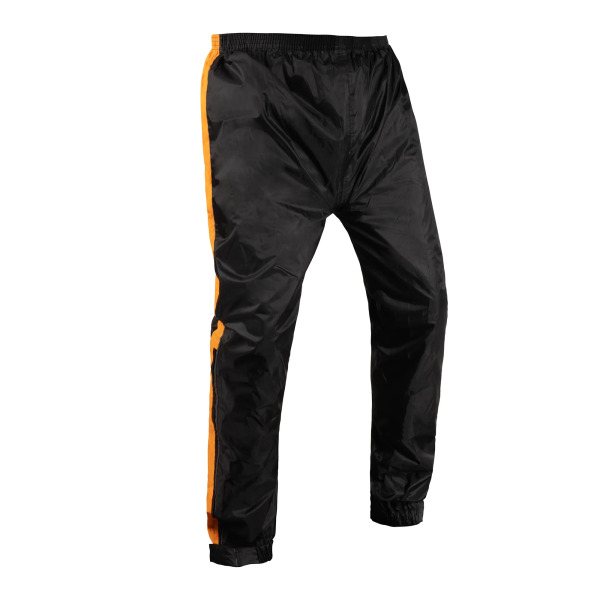 Oxford Oxford Rainseal Over Pant Black/Orange